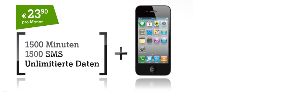 iPhone 4 8GB jetzt gratis!