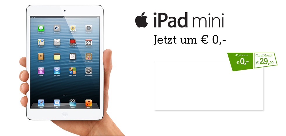 iPad mini ab € 0,-